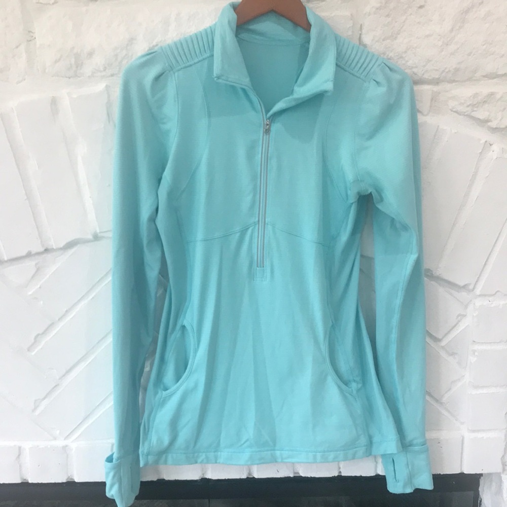 Lululemon Light Blue Pullover Jacket - image 1